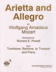 ARIETTA AND ALLEGRO TROMBONE/TRPT cover